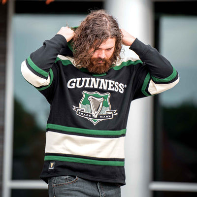 Guinness Hockey Jersey Hoodie - Creations and Collections