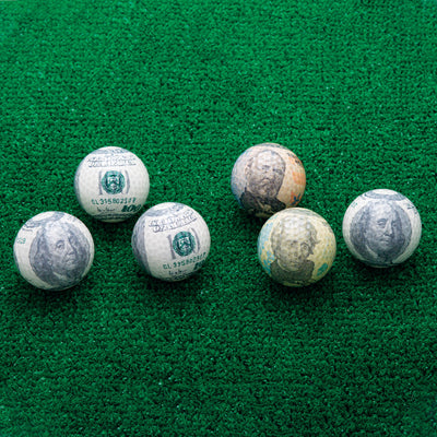 Money Golf Balls - Creations and Collections