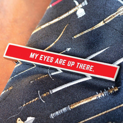 My Eyes Are Up There Tie Bar - Creations and Collections