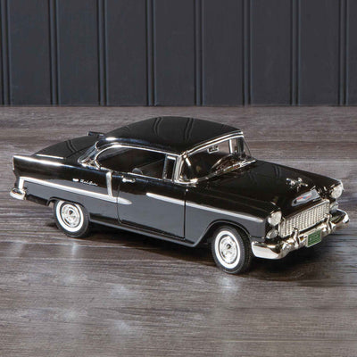 Black Chevy Bel Air model car