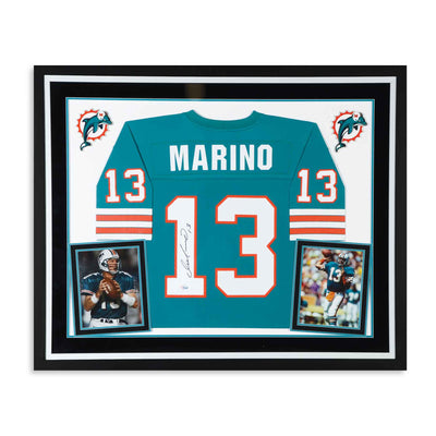 Legendary Quarterback Autographed Football Jersey - Creations and Collections