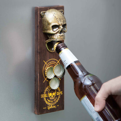 Magnetic Skull Bottle Opener - Creations and Collections