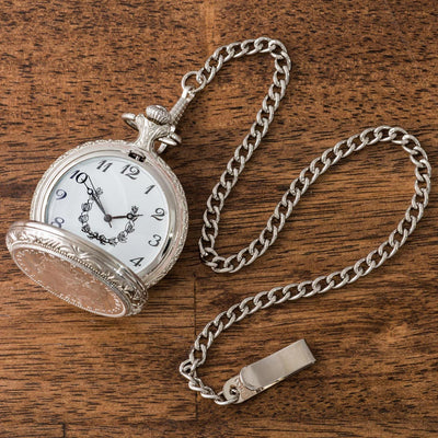 Silver Dollar Pocket Watch - Creations and Collections