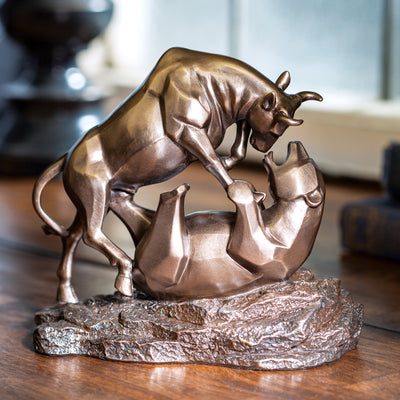 Stock Market Bull Bear Fight - Creations and Collections