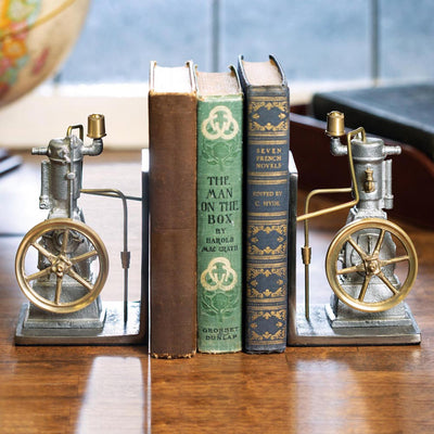 Vertical Engine Bookends - Creations and Collections
