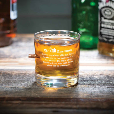 2nd Amendment Double Old Fashioned Glass - Creations and Collections