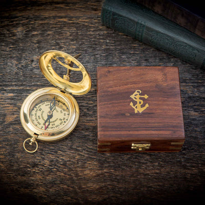 Brass Sundial Compass - Creations and Collections