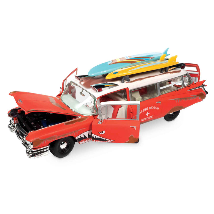 Replica 1959 Cadillac Eldorado Ambulance Surf Shark Model