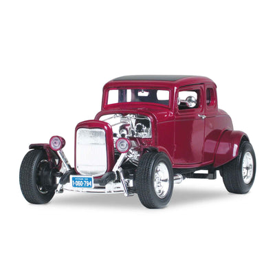 1932 Ford 5 Window Hot Rod, Burgundy - Creations and Collections