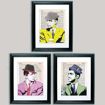 The Rat Pack Framed Trio - Creations and Collections