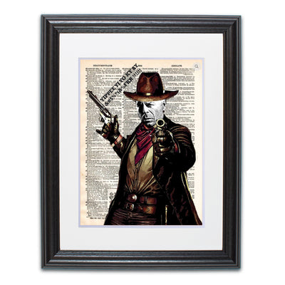 Bruce Willis Yippe Ki Yay Framed Print - Creations and Collections