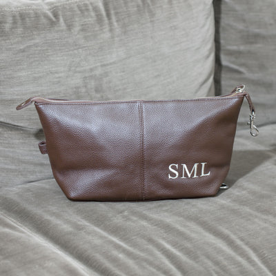 Stanford Genuine Leather Toiletry Bag - Creations and Collections