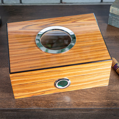 Lacquered "Olive Wood" Humidor - Creations and Collections
