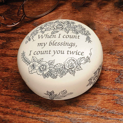 Blessings Paperweight - Creations and Collections