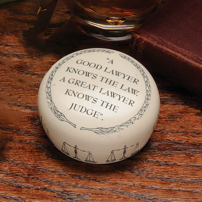 Good Lawyer Paperweight - Creations and Collections