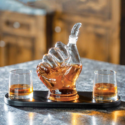 Thumbs-Up Decanter Set - Creations and Collections