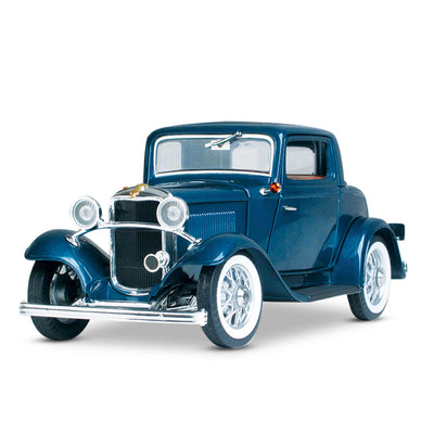 1932 Ford 3 Window Coupe - Blue 1:18 Scale Replica Model - Creations and Collections