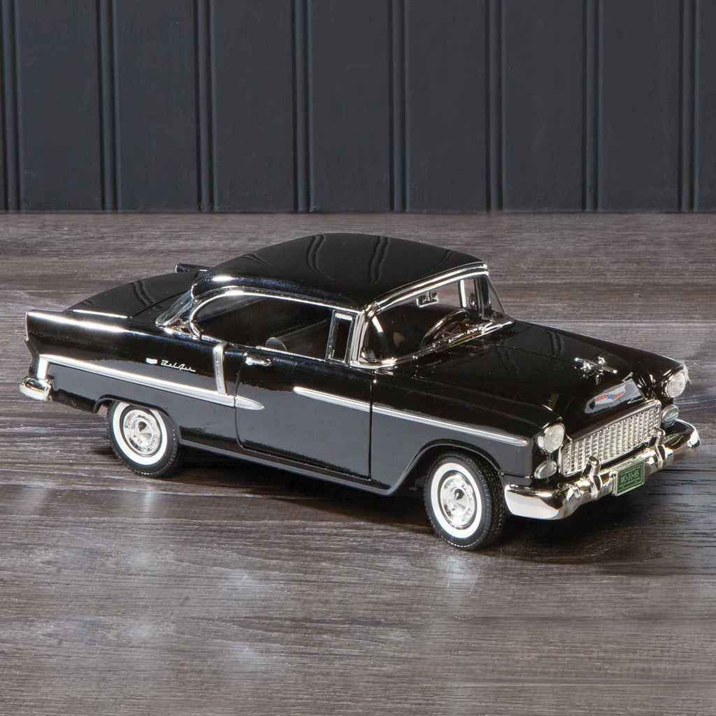 1955 chevy bel air coupe shop diecast replica
