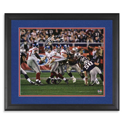 Eli Manning Autographed Framed Photo - Creations and Collections