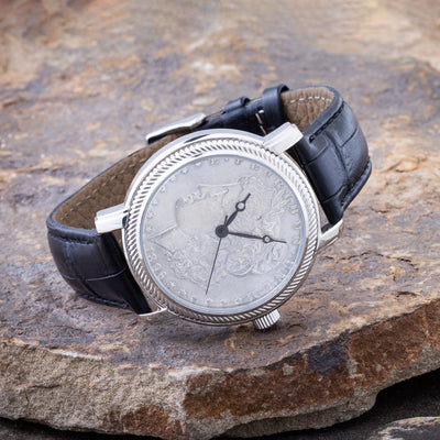 Silver Morgan Dollar Coin Watch - Creations and Collections