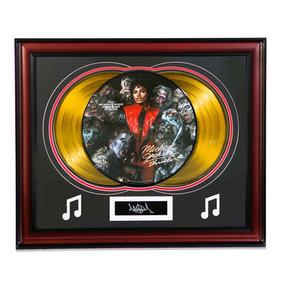 Michael Jackson ˝Thriller" LP Gold Record Photo Disk Collage - Creations and Collections