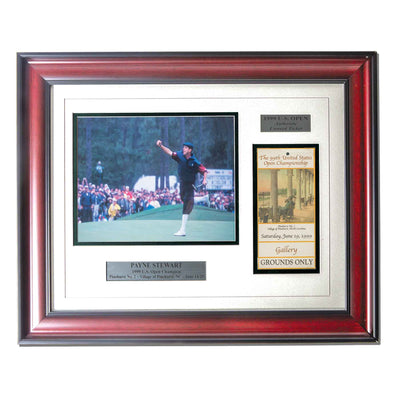 Payne Stewart Framed Authentic 1999 U.S. Open Ticket Collage - Creations and Collections