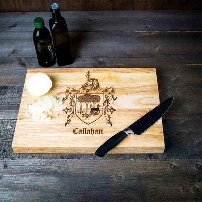 Coat of Arms Cutting Board - Creations and Collections