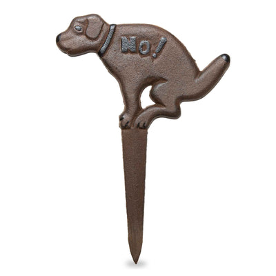 Don't Go There Dog Garden Stake - Creations and Collections