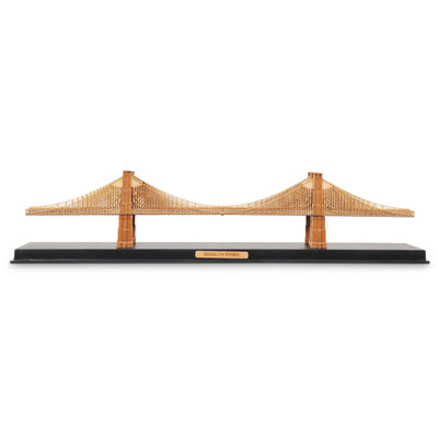 Brooklyn Bridge Walnut Wood Model - Creations and Collections