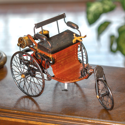 1886 Yellow & Black Benz Car Replica Model - Creations and Collections