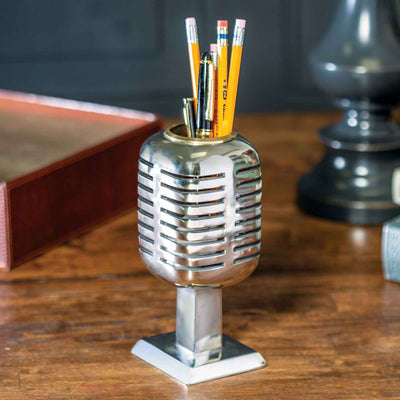 Microphone Pen and Pencil Holder - Creations and Collections
