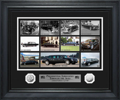 Presidential Limousines Framed Print - Creations and Collections