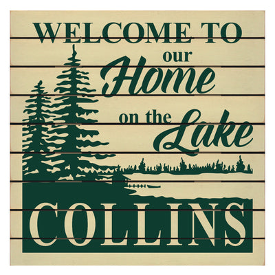Welcome To Our Home Personalized Sign - Creations and Collections