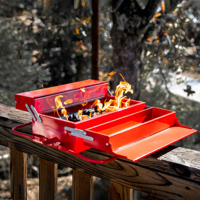Portable Charcoal Grill Toolbox - Creations and Collections