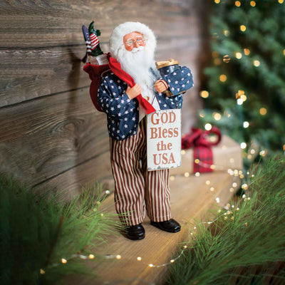 God Bless the USA Santa - Creations and Collections