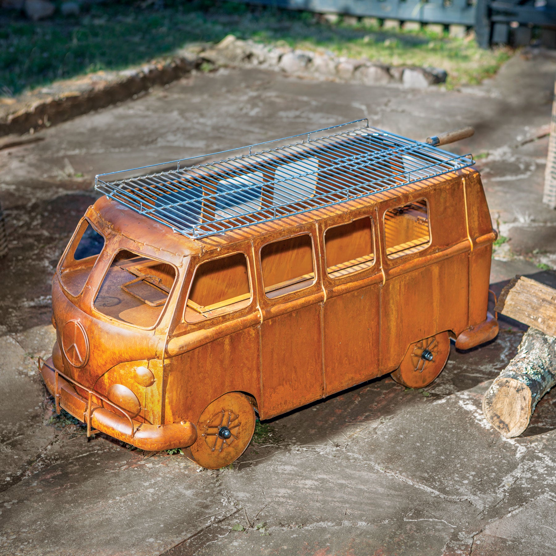 risiko Indvandring Playful Volkswagen Bus Firepit and Grill/ Cooler | Creations and Collections