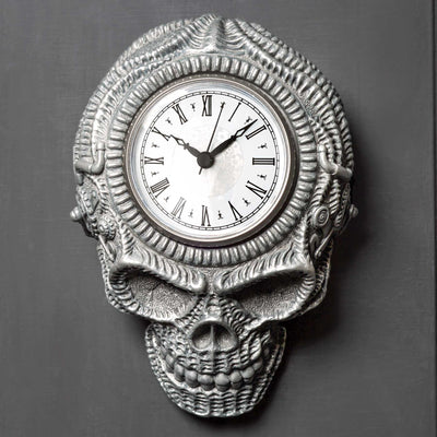 Xeno Flat Skull Wall Clock - Creations and Collections