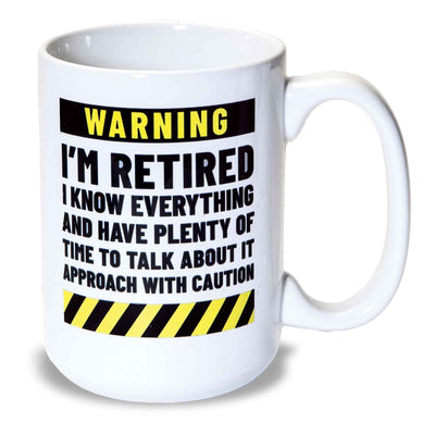 Warning Retired Mug - Creations and Collections