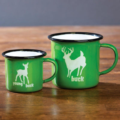 Buck and Young Buck Mug Set - Creations and Collections