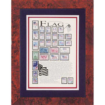 Flag Stamp Framed Collection - Creations and Collections