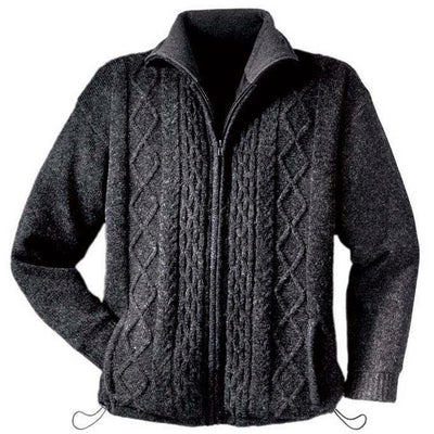 Merino Wool Zip Sweater - Creations and Collections