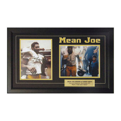 Mean Joe Greene Autographed Framed Photo - Creations and Collections