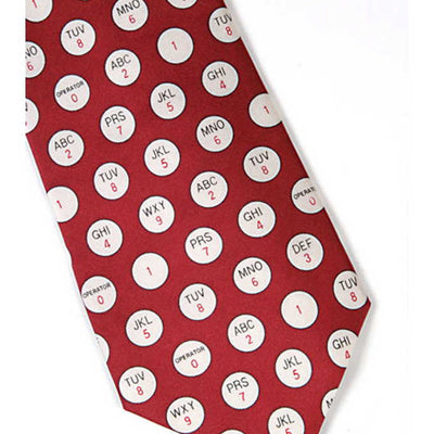 Phone Button Tie - Creations and Collections