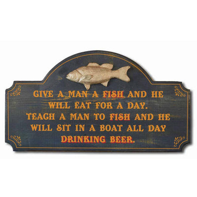 Give a Man a Fish Sign - Creations and Collections
